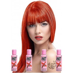 Vopsea de Par Crazy Colors 100ml -nr.57-CORAL RED